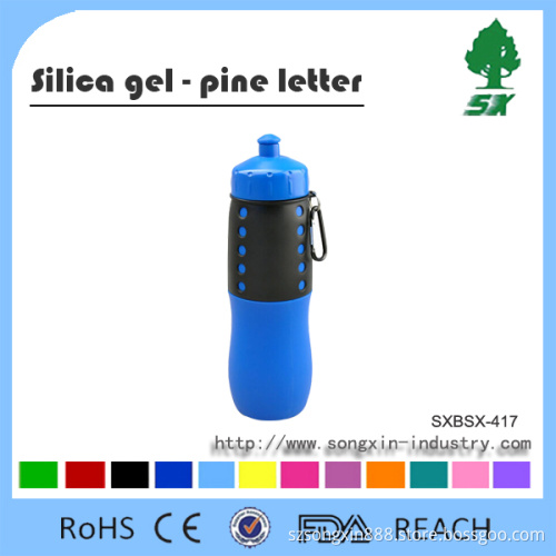 Foldable Design Water Drinking silicone Bottle